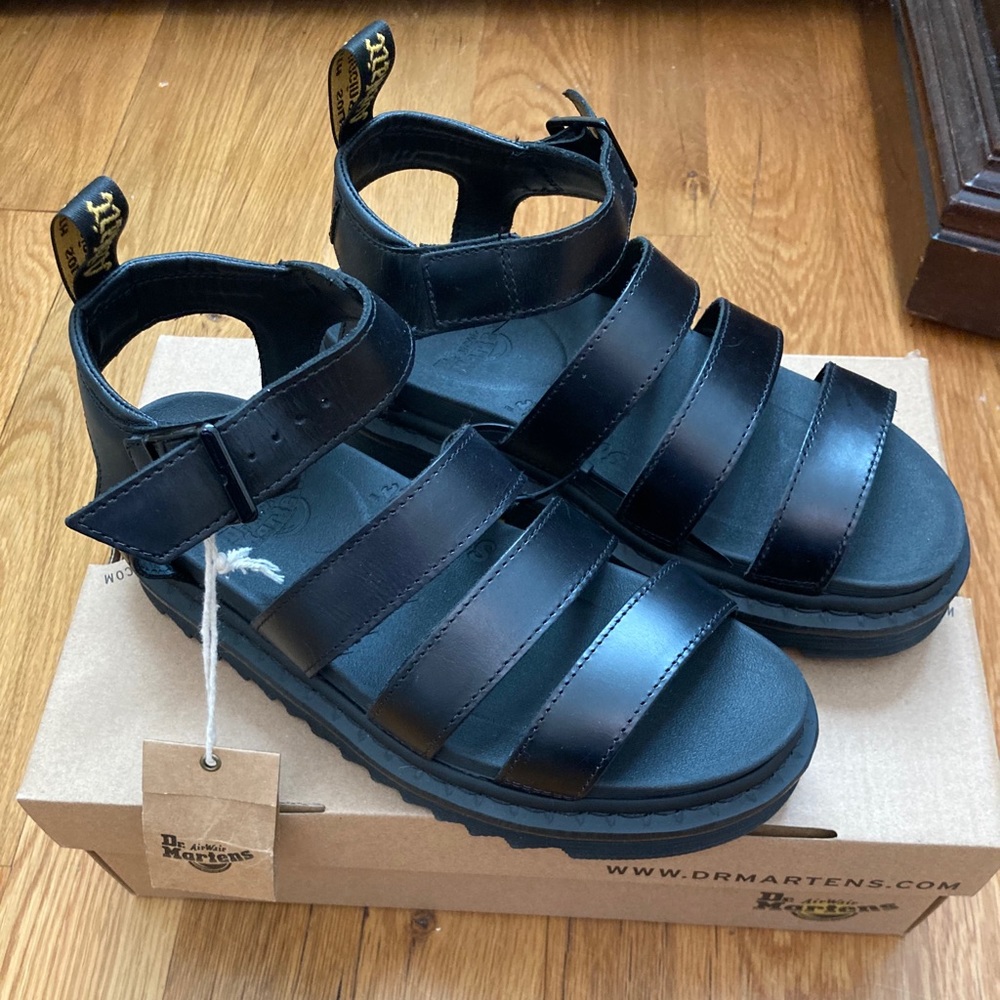 Black Dr. Martens Blaire Sandals